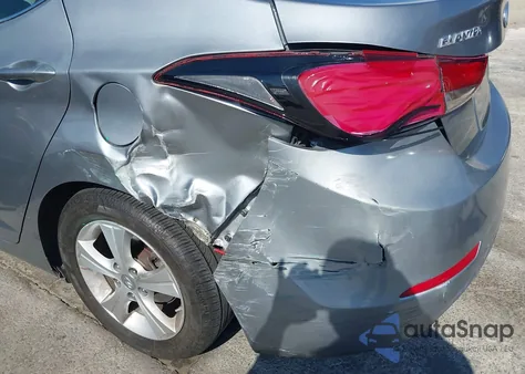 2016 Hyundai Elantra Value Edition from USA, damaged, VIN 5NPDH4AE8GH774859